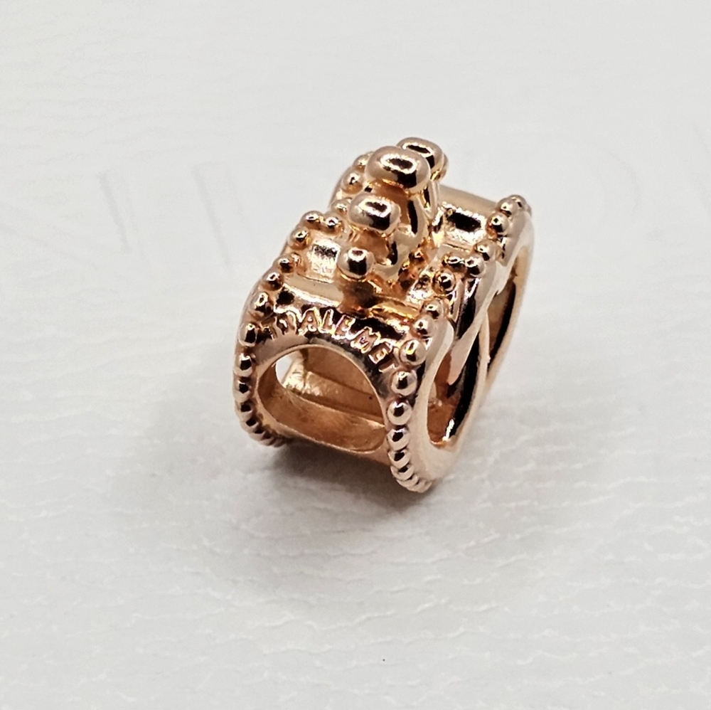 ❤️Authentic Pandora ⭐️RETIRED⭐️ ROSE HEART CHARM - Picture 4 of 6